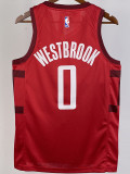 2018/2019 ROCKETS WESTBROOK #0 Red Retro Top Quality Hot Pressing NBA Jersey