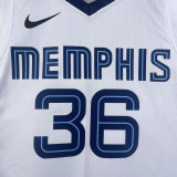 22/23 GRIZZLIES SMART #36 White Top Quality Hot Pressing NBA Jersey