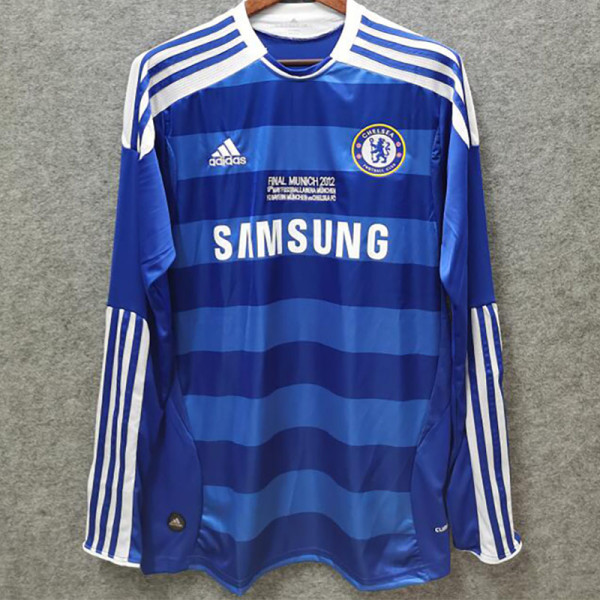 2011/2012 CHE Home Retro Long Sleeve Soccer Jersey (长袖)(带决赛字)
