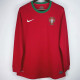 2012 Portugal Home Long Sleeve Retro Soccer Jersey(长袖)