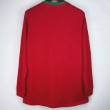 2012 Portugal Home Long Sleeve Retro Soccer Jersey(长袖)