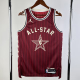 23/24 ALL-STAR EDWARDS #5 Red Top Quality Hot Pressing NBA Jersey