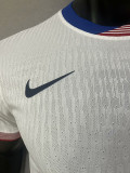 24/25 USA White Player Version Soccer Jersey