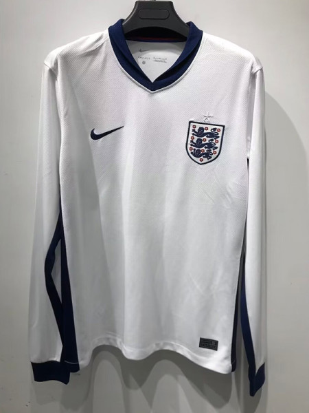 2024 England Home Long Sleeve Soccer Jersey (长袖)