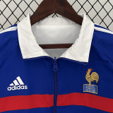 1998 French Retro Blue&White Sided Windbreaker (双面风衣)
