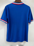 1991 France Home Retro Soccer Jersey