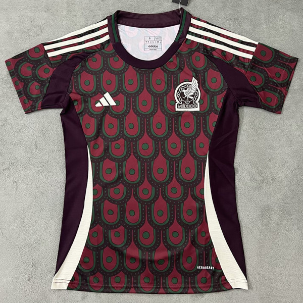 24/25 Mexico Home Women Fans Soccer Jersey(女）