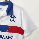 1994 Rangers White Special Edition Retro Soccer Jersey