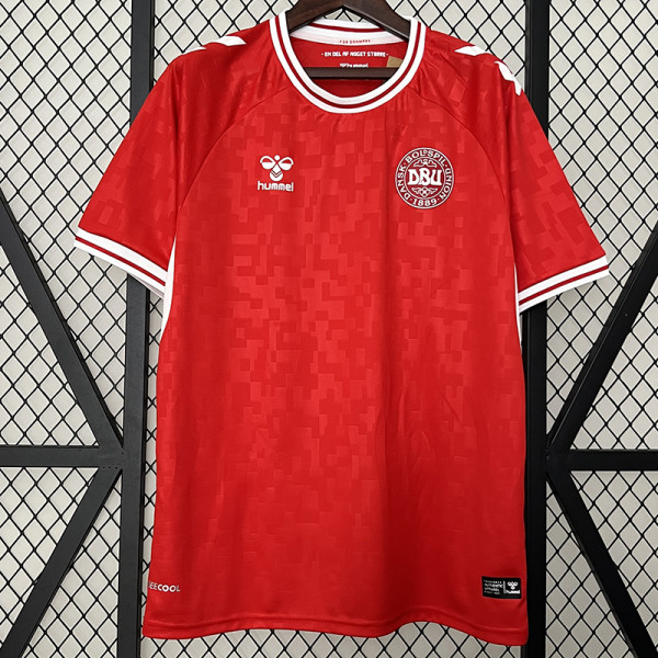 2024 Denmark Home Fans Soccer Jersey