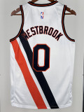 2019/2000 Clippers WESTBROOK #0 White City Edition Top Quality Hot Pressing NBA Jersey