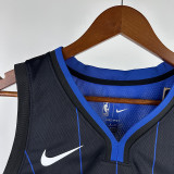 22/23 Magic WAGNER #22 Black Away Top Quality Hot Pressing NBA Jersey（黑色条纹）