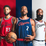 24/25 Clippers WESTBROOK #0 Red Top Quality Hot Pressing NBA Jersey (Trapeze Edition) 飞人版