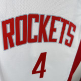 22/23 ROCKETS GREEN #4 White City Edition Home Top Quality Hot Pressing NBA Jersey