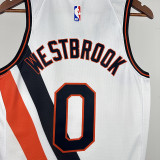 2019/2000 Clippers WESTBROOK #0 White City Edition Top Quality Hot Pressing NBA Jersey