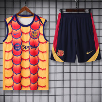 24/25 BAR Red &Yellow Tank top and shorts suit