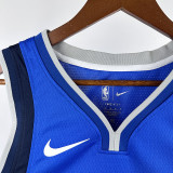 Dallas Nowitzki # 41 Blue away Top Quality Hot Pressing NBA Jersey(V领)