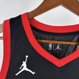 23/24 Rockets SENGUN #28 Black Top Quality Hot Pressing NBA Jersey (Trapeze Edition)飞人版