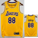 22/23 LAKERS LAKERS #88 Yellow Top Quality Hot Pressing NBA Jersey(圆领)