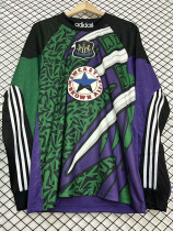 1995/1996 Newcastle Purple Green Long Sleeved Goalkeeper Retro Soccer Jersey（长袖）