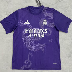 24/25 RMA  Purple White Dragon Special Edition  Fans Soccer Jersey