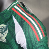 24/25 Mexico Dark Green Special Edition Player Version Soccer Jersey