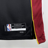 22/23 HEAT JAQUEZ JR. #11 Black Top Quality Hot Pressing NBA Jersey (V领）