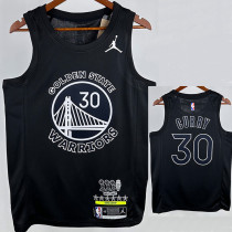 WARRIORS CURRY #30 Black Glory Edition Top Quality Hot Pressing NBA Jersey 荣耀版