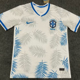 22/23 Brazil White Feather Special Edition Fans Soccer Jersey