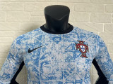 24/25 Portugal  Away  Long Sleeve  Player Version Soccer Jersey(长袖)