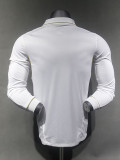 2011/2012 RMA Home Long Sleeve  Retro Player Version Soccer Jersey(球员)
