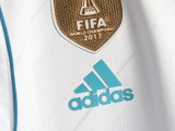 2017/2018 RMA Home Long Sleeve  Retro Player Version Soccer Jersey(球员)