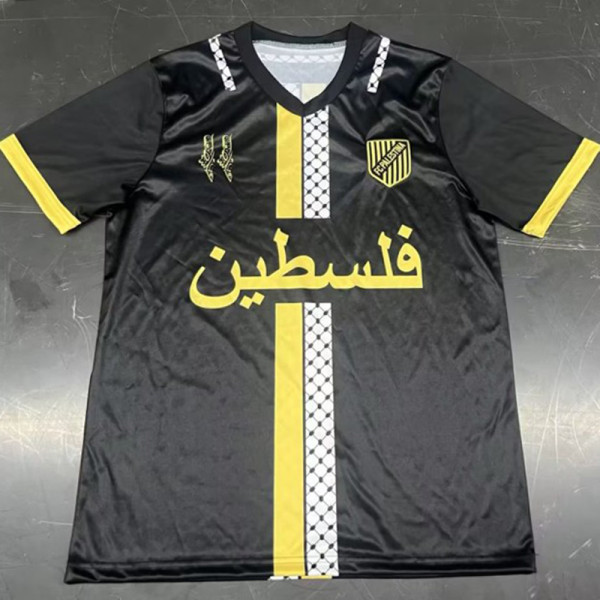 23/24 Palestino Deportivo Black Special Edition Fans Soccer Jersey
