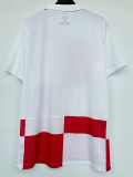 24/25 Croatia Home  Fans Soccer Jersey
