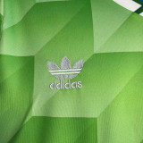 1988 Germany Away Green Retro Soccer Jersey