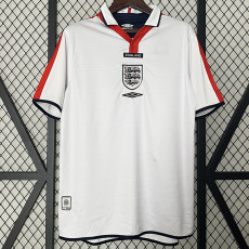 2004 England Home Retro Soccer Jersey