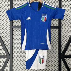 24/25 Italy Home Kids Soccer Jersey