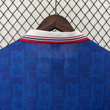 1996 France Home Retro Soccer Jersey(带欧杯臂章）