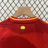 24/25  Spain Home Kids Soccer Jersey