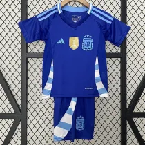 24/25  Argentina Away Kids Soccer Jersey