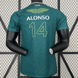 2024 F1 Aston Martin #14 Green Racing Suit(圆领、14号)
