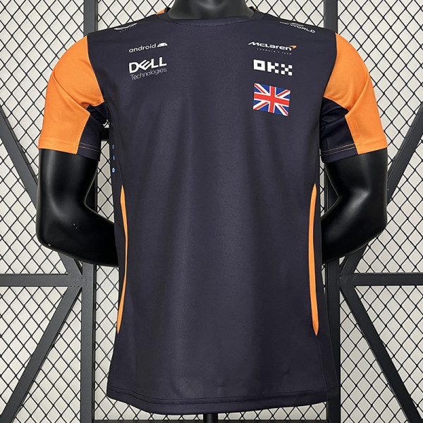 2024 F1 McLaren # 4 Dark Blue  Racing Suit(圆领、4号)