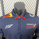 2024 F1 Red Bull #1 Royal Blue Polo Racing Suit (有领1号车)