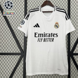 24/25 RMA  Home Long sleeve Fans Soccer Jersey （长袖）