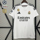 24/25 RMA  Home Long sleeve Fans Soccer Jersey （长袖）