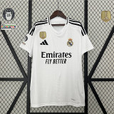 24/25 RMA  Home Long sleeve Fans Soccer Jersey （长袖）