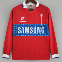 1996 Universidad Católica Away Retro Long Sleeve  Soccer Jersey(长袖）