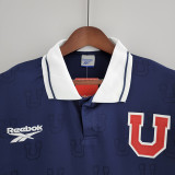 1998 Universidad De Chile Home Retro Long Sleeve  Soccer Jersey(长袖、胸前无广告）