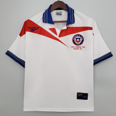 1998 Chile Away Retro  Soccer Jersey（98小字）