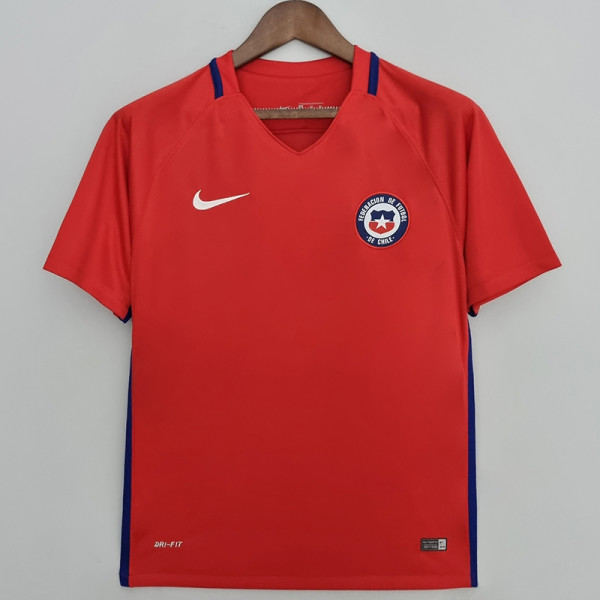 1998 Chile Home Retro  Soccer Jersey （98小字）