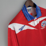 1998 Chile Home Retro Loog Sleeve Soccer Jersey （98小字、长袖）